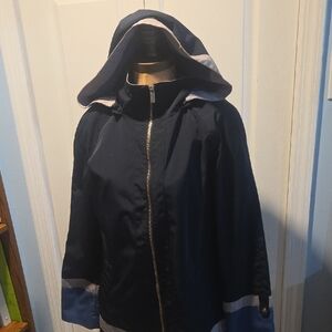 Jones New York Navy and Tan Jacket